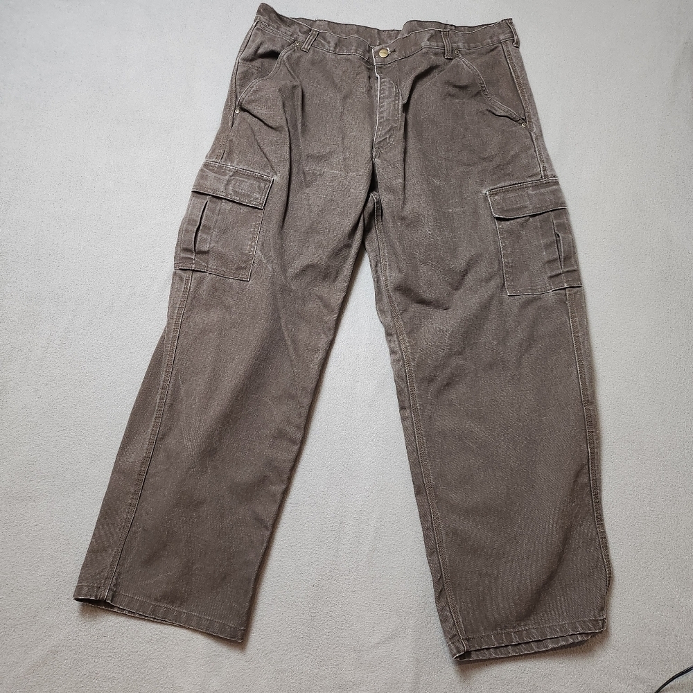 Heavy Duty Work Cargo Carpenter Pants - Mens Dakota Vintage Sz 42